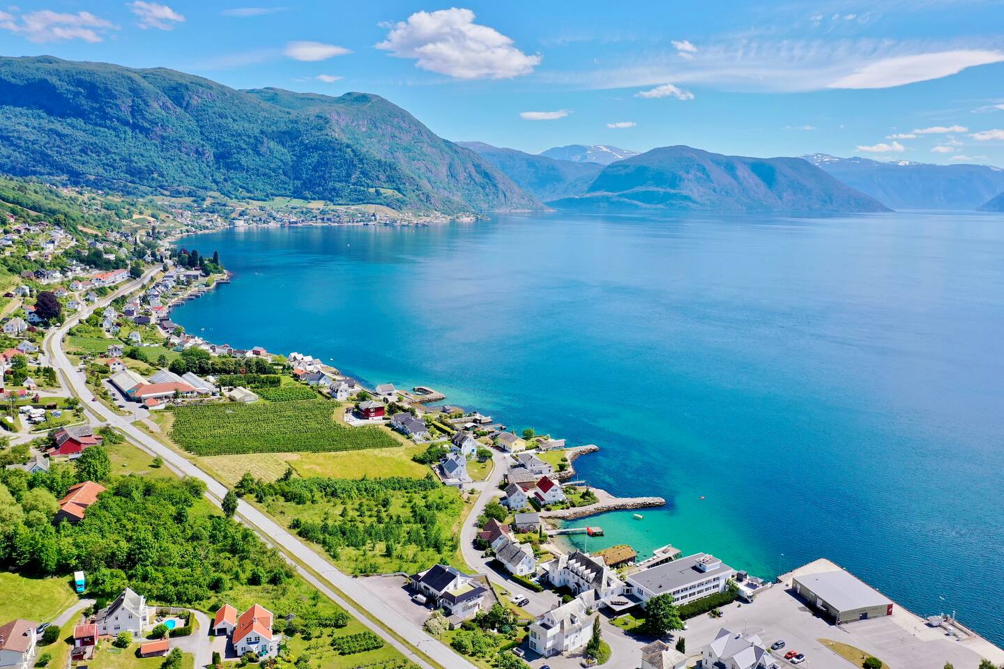 Panoramic view of Sognefjord, Norway